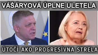 VÁŠÁRYOVÁ ÚPLNE ULETELA.  ÚTOČÍ AKO PROGRESÍVNO FEMINISTICKÁ STRELA.