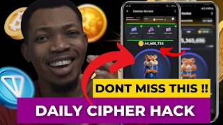 How To Get Your Daily Cipher on Hamsterkombat Daily || Don't Ignore This !!!