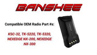 How to Boost Your Kenwood Radio's Longevity with Banshee Batteries | KNB-47 & KNB-48 Series