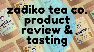 PRODUCT REVIEW: Zadiko Tea Product Review & Tasting | Trying Zach Kornfeld's Try Guys Zadiko Tea Co.