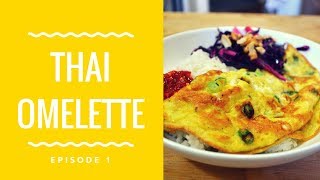 Thai Omelette(Khai Jiao) Recipe- Crispy Green Onion Omelette