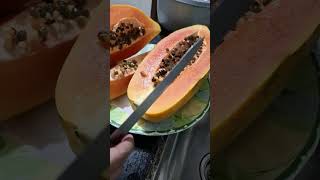 #papaya #slicingvideo #fresh