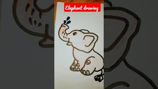 baby elephant drawing # like # share # subscribe # trending sorts # wiral sorts