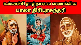 உம்மாச்சி தாத்தாவை வணங்கிய பாலா திரிபுரசுந்தரி || kanchi maha periyava sorpolivu || சொற்பொழிவு