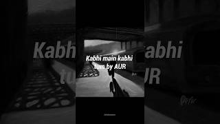 Kabhi main kabhi tum ost😫🤌🏻• Aesthetic video • Urdu lyrics status •#shorts#kabhimainkabhitum#ost#aur