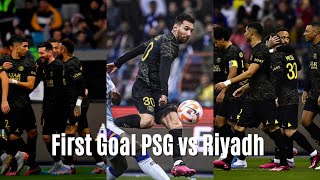 Lionel Messi first Goal PSG vs Riyadh 🔥🔥