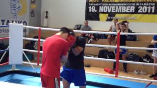 Dmitry und Danijel beim Sparring