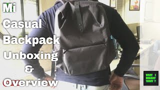 Mi Casual Backpack - Unboxing / Overview