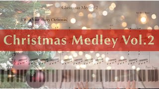 Christmas Medley Vol.2 Jazz ver./Arr.@hanspiano2020 /Freetranscription/무료악보