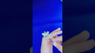 DIY handmade glitter paper ring 💍 || easy to make || #easy #sonali'suniquecraft #shorts #crafts