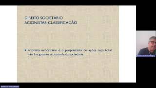 Sociedades anônimas: regime jurídico básico dos acionistas