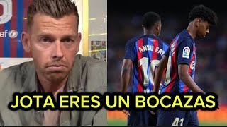 Jota Jordi: "Ansu, Lamine y Nico son el mejor tridente del mundo". BASTA YA DE BOCAZAS