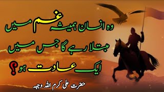 Hazrat Ali Aqwal e Zareen | Hazrat Ali k Qol | حضرت علی ؓ کے اہم قیمتی اقوال