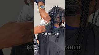 Cornrows with Two Strand Twist | Natural Hair Updo | Part 5 | #twiststyles #twostrandtwist