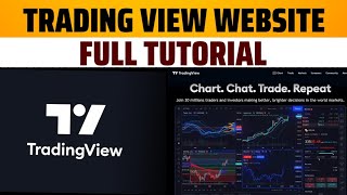 How to use TradingView Website app for free in Hindi | Best Stock market chart website tool tutorial