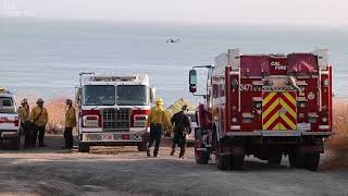 Man dies in fall from cliff near Pirates Cove parking area