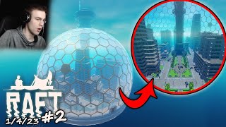 Exploring the Abandoned Dome City of Tangaroa!! | Raft [#2] 1/4/23