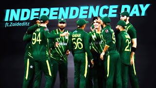 Pakistan Cricket Team Special Edit For Independence Day | Independence Day Cricket Edit | Zaideditz