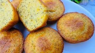 The Best Lemon PoppySeeds Muffins Recipe | How To Make Lemon Poppyseeds Muffins | Poppyseed Muffins