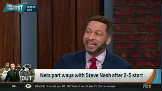 First Things First | {BREAKING NEWS} Nets Fire Steve Nash!