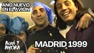 MADRID 1999 - Pasamos Año nuevo en el Avion