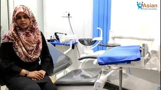 Dr. Samina Khalid | Clinical Dentistry Fellow | sharing experience at ADA