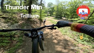 Trillium's fast lines at Thunder Mtn