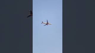 Emirates Airlines Boeing 777 on takeoff from CPT #aviation #planespotting  #shorts #emiratesairlines