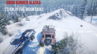 Snow Runner Stuck in the Mountains