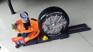 Pista Super Roda Spin Tire Shop Hot Wheels