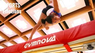 Gymnastique - Marine Boyer à l'entraînement à la Poutre