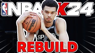 Wembanyama'yı Şampiyon Yapıyoruz! NBA 2K24 REBUILD