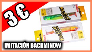 HUNTOUSE FTK señuelo de VINILO ▶ Black minnow de ALIEXPRESS pesca barato