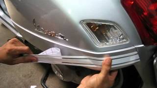 ScootRS - How to put race stripe panel stickers on your Vespa GTS/GTV/LX//LXV/ET