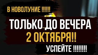 🔥 Успейте до наступления вечера 2 октября! Деньги, успех, удача станут вашими спутниками!