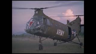 US Army Piasecki CH-21C Shawnee "flying banana" in Vietnam (1963)