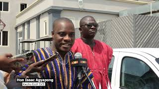 Bryan Acheampong Donates a brand new car to a hard working Midwife