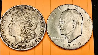 Dollar Coins: 1878 Morgan To 1978 Ike Dollars