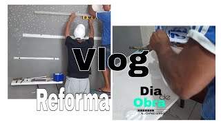 Dia de obra na loja 1° dia | Parede 3D passo a passo