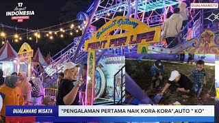 PENGALAMAN PERTAMA NAIK KORA-KORA DI PASAR MALAM (AUTO K.O) KAPOKKKK....