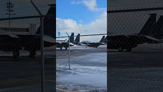 Fighter jets in Gander airport. #canada #fighterjet