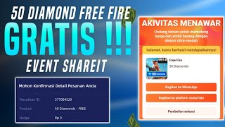 Diamond Free Fire Gratis Dari Event Aplikasi Shareit - Event Shareit Terbaru