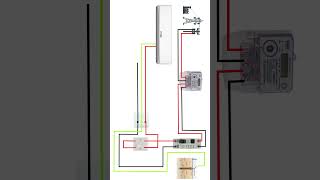 split ac wiring diagram indoor outdoor single phases #board_connection #electrician #electrical