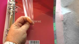 Filofax Domino Unboxing