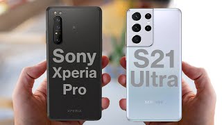 Samsung Galaxy S21 Ultra vs Sony Xperia Pro | Samsung - Sony