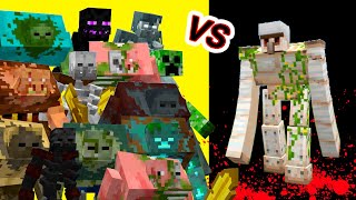 Mutant Iron Golem Vs. Mutants in Minecraft PE