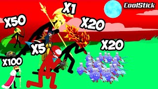 All Stick Of Unit Vs General Ice Speartons | Which Stick Unit Can Defeat Speartons |Stick War Legacy