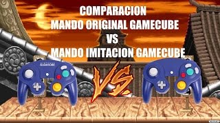 MANDO GAMECUBE ORIGINAL VS MANDO IMITACIÓN (CLON)