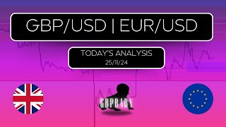 Todays Analysis & Forecast | GBP/USD, EUR/USD | 25.11.24