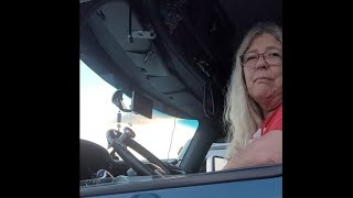 Mamma Trucker brings Donations 53ft van